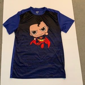 Men’s Large Superman Bobblehead Graphic Tee Shirt